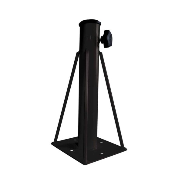 ΒΑΣΗ ομπρέλας εδάφους Μεταλλική Μαύρη 16,5x16,5 H.36cm - Image 2