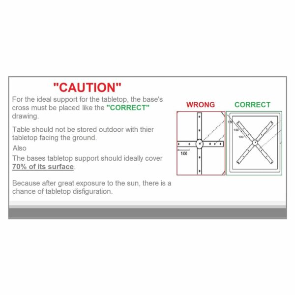 Contract Sliq Normal Επιφάνεια Τραπεζιού τ.Werzalit, Απόχρωση Cement Φ80cm/16mm - Image 5