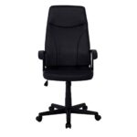 BF1250 Πολυθρόνα Γραφείου Διευθυντή, Pu Μαύρο 60x64x108/120cm - Image 3