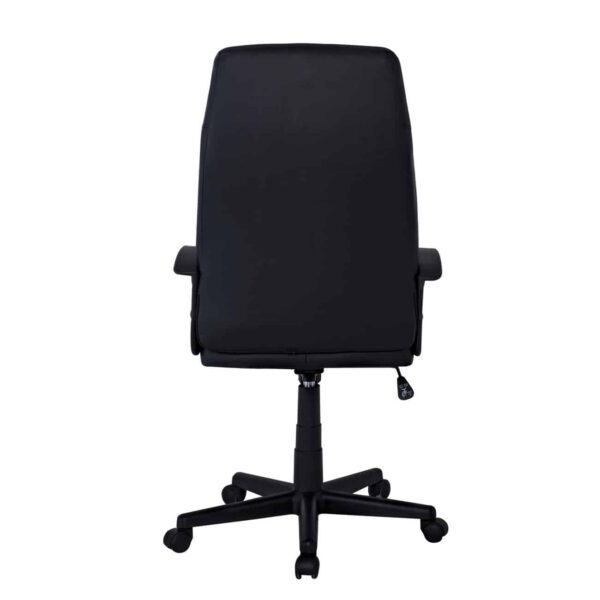 BF1250 Πολυθρόνα Γραφείου Διευθυντή, Pu Μαύρο 60x64x108/120cm - Image 5