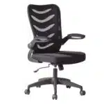 BF2945 Πολυθρόνα Γραφείου Mesh Μαύρο - Ύφασμα Μαύρο 61x61x97/107cm - Image 2