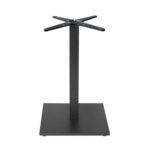 PRATO-W Βάση Τραπεζιού με Ρεγουλατόρο Μέταλλο Βαφή Μαύρο (15,80kg) 50x50cm H.72cm - Image 2