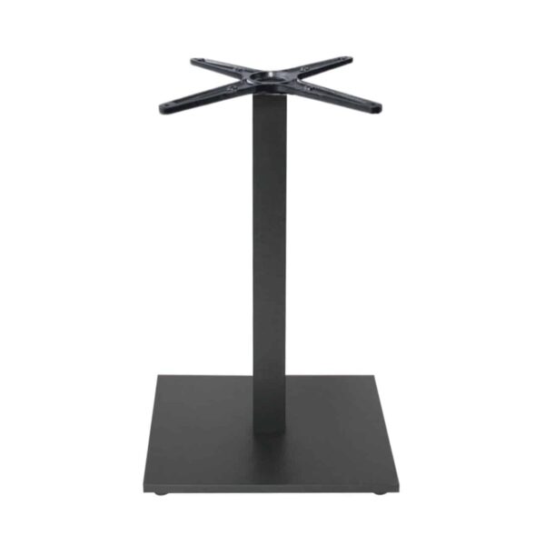 PRATO-W Βάση Τραπεζιού με Ρεγουλατόρο Μέταλλο Βαφή Μαύρο (15,80kg) 50x50cm H.72cm - Image 2
