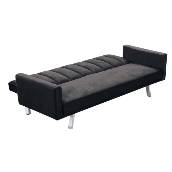HIT  Καναπές - Κρεβάτι Σαλονιού - Καθιστικού, Ύφασμα Σκούρο Γκρι 198x86x81cm Bed:177x104x41cm - Image 4