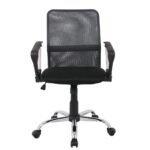 BF2009 Πολυθρόνα Γραφείου Mesh Ανθρακί  - Μαύρο 58x60x91/101cm - Image 3