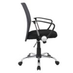 BF2009 Πολυθρόνα Γραφείου Mesh Ανθρακί  - Μαύρο 58x60x91/101cm - Image 4