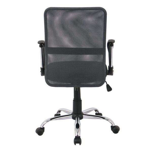 BF2009 Πολυθρόνα Γραφείου Mesh Ανθρακί  - Μαύρο 58x60x91/101cm - Image 5