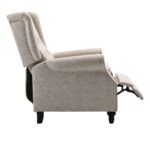 CHESTER Relax Πολυθρόνα Μπερζέρα Σαλονιού, Καθιστικού Ύφασμα Απόχρωση Antique Εκρού 78x85x104cm - Image 6