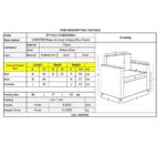 CHESTER Relax Πολυθρόνα Μπερζέρα Σαλονιού, Καθιστικού Ύφασμα Απόχρωση Antique Εκρού 78x85x104cm - Image 8