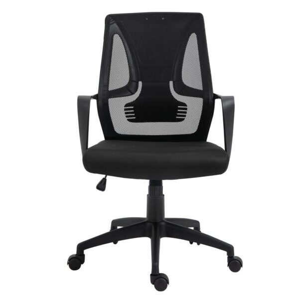 BF2960 Πολυθρόνα Γραφείου Mesh Μαύρο 60x62x99/109cm - Image 4