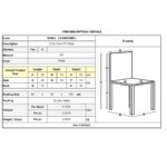 VIDA Καρέκλα Κήπου - Βεράντας Στοιβαζόμενη, PP Άσπρο 49x53x86cm - Image 6