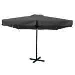 ΟΜΠΡΕΛΑ alu βαρέως τύπου Σκελετός Ανθρακί/Ύφ.Γκρι 250gr 4x4m (H 3,9m - σωλ.D60mm) - Image 2