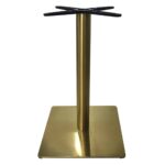 WILSON βάση τραπεζιού Gold Inox #201 (14,40 kg) 45x45cm H.72cm - Image 2