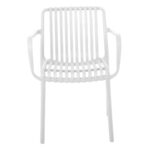MODA Πολυθρόνα-Pro Στοιβαζόμενη, PP-UV Protection Απόχρωση Άσπρο 57x58x80cm - Image 5