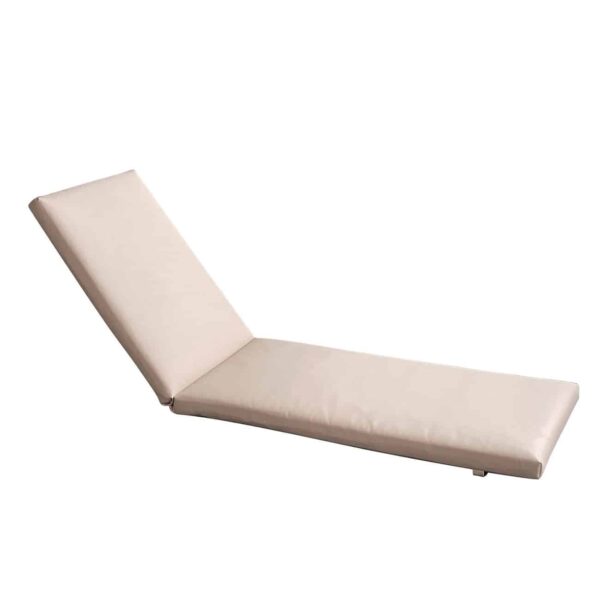 SUNLOUNGER Μαξιλάρι Ξαπλώστρας PVC Μπεζ με Φερμουάρ & Velcro (Foam+Polyester) 196(78+118)x60x7cm - Image 2