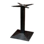 ΕΚΟ Τετράγωνο Βάση Τραπεζιού Μαντέμι Μαύρο/10,00 Kg 40x40x72cm