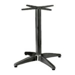 FACTORY Βάση Τραπεζιού Αλουμίνιο Απόχρωση Ανθρακί (2,30kg) 66x66cm H.69cm