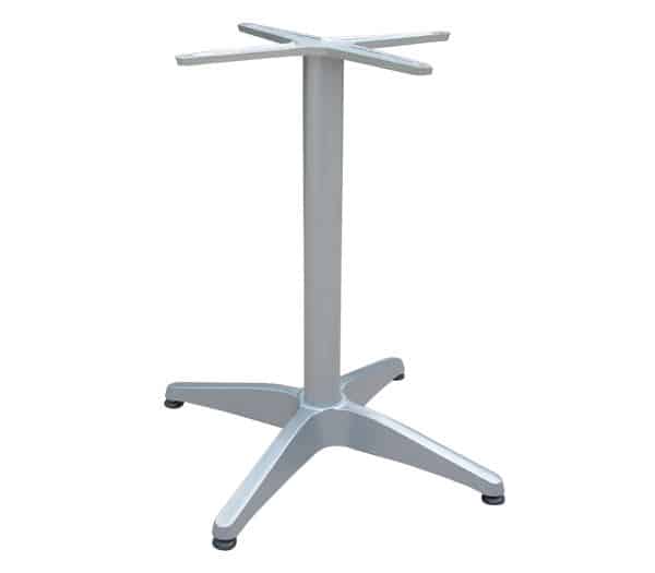 FACTORY Βάση Τραπεζιού Αλουμίνιο Απόχρωση Silver (2 FACTORY Βάση Τραπεζιού Αλουμίνιο Απόχρωση Silver (2,30kg) 66x66cm H.69cm - Image 1