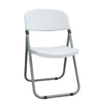 FOSTER Καρέκλα Πτυσσόμενη PP Άσπρο 49x56x82cm