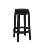 FRIDO Σκαμπό Bar Μαύρο Φ38 H76cm