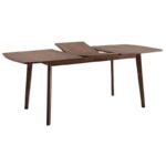 FROST Τραπέζι Τραπεζαρίας - Επεκτεινόμενο, Οξιά Καρυδί 150+44x90 H.75 cm