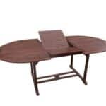 GARDEN Τραπέζι Επεκτεινόμενο Oval, Ξύλο Acacia 150/200x100 H.74cm