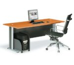 BASIC Γραφείο Απόχρωση Dark Grey - Cherry 180x80x75cm