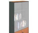 Γυάλινες πόρτες Βιβλιοθήκης-Α Γραφείου Για ΕΟ124,7 & ΕΟ126,7