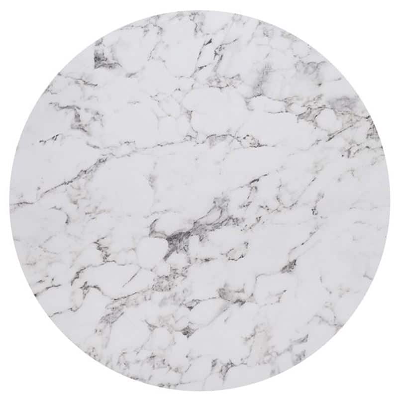 HPL (High Pressure Laminated) Επιφάνεια Τραπεζιού Απόχρωση Marble HPL (High Pressure Laminated) Επιφάνεια Τραπεζιού Απόχρωση Marble Φ70cm/12mm - Image 1