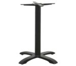 KINO Βάση Τραπεζιού 4-Νυχη, Μαντέμι Μαύρο (9,40 Kg) 61x61cm H.72cm