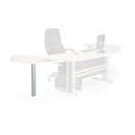 EXECUTIVE Πόδι Επέκτασης Silver H.72cm