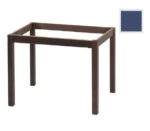 ΚΑΦΕΝΕΙΟΥ Βάση Τραπεζιού Οξιά Λυόμενη για Επιφάνεια 80x120cm Βαφή Ανιλίνη Εμποτισμού  Μπλε 69x109x73cm