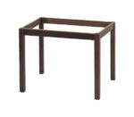 ΚΑΦΕΝΕΙΟΥ Βάση Τραπεζιού Οξιά Λυόμενη για Επιφάνεια 80x120cm Βαφή Εμποτισμού Καρυδί 69x109x73cm