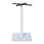 PRATO Βάση Τραπεζιού Μέταλλο Βαφή Άσπρο (11,85kg) 40x40cm H.72cm