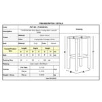 ΤΑΒΕΡΝΑΣ Σκαμπό BAR, Οξιά Βαφή Εμποτισμός Λάκα Άσπρο, Κάθισμα Ψάθα 35x35x80cm - Image 3