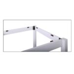 ΚΑΦΕΝΕΙΟΥ Βάση Τραπεζιού Οξιά Λυόμενη για Επιφάνεια 80x120cm Βαφή Εμποτισμού Λάκα Άσπρο 69x109x73cm - Image 3