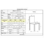 ΣΙΦΝΟΣ Καρέκλα Οξιά Βαφή Εμποτισμού Λάκα Γκρι, Κάθισμα Ψάθα 41x45x88cm - Image 3