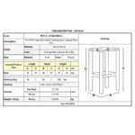 ΤΑΒΕΡΝΑΣ Σκαμπό BAR, Οξιά Εμποτισμός Λάκα Γαλάζιο, Κάθισμα Ψάθα 35x35x80cm - Image 3