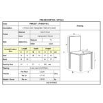 ΣΙΦΝΟΣ Καρέκλα Οξιά Βαφή Εμποτισμού Καρυδί, Κάθισμα Pu Μαύρο 41x45x88cm - Image 3