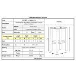 ΤΑΒΕΡΝΑΣ Σκαμπό BAR, Οξιά Βαφή Εμποτισμός Λάκα Άσπρο, Κάθισμα Pu Μαύρο 35x35x81cm - Image 3