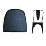 RELIX Κάθισμα Καρέκλας, Pvc Μαύρο (Μαγνητικό) 30/16x30cm