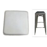 RELIX Κάθισμα για Σκαμπό, Pvc Άσπρο (Μαγνητικό) 27x27cm