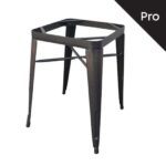 RELIX Βάση Τραπεζιού-Pro, Μέταλλο Βαφή Antique Black (7.40 kg) 60x60x73cm