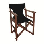 Ύφασμα για Πολυθρόνα Σκηνοθέτη, Απόχρωση Μαύρο 400gr/m2