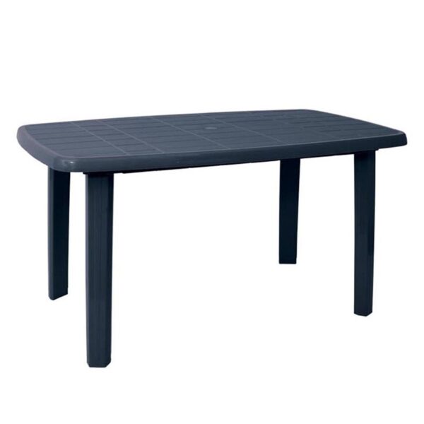 SORRENTO Τραπέζι Oval Dining Κήπου - Βεράντας, PP Απόχρωση Ανθρακί 140x80x74cm oval - Image 1