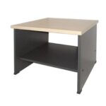 Τραπεζάκι Επισκέπτη Απόχρωση Dark Grey - Beech 60x60x45cm