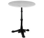 EKO Τραπέζι Παραδοσιακή Κολώνα Μαντέμι, Μάρμαρο Φ60 H.74cm