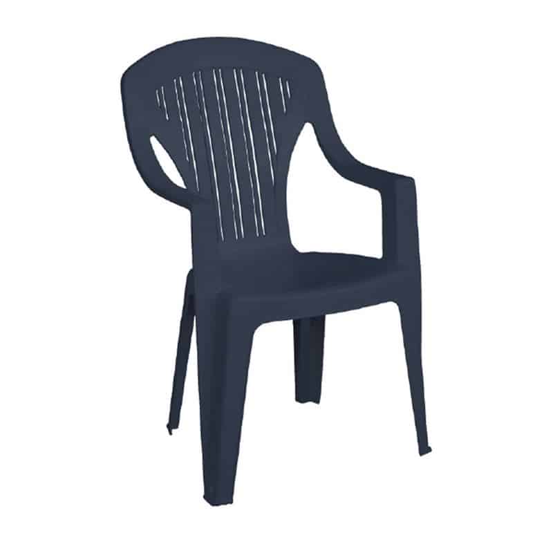 TROPEA Πολυθρόνα Τραπεζαρίας Κήπου - Βεράντας Στοιβαζόμενη TROPEA Πολυθρόνα Τραπεζαρίας Κήπου - Βεράντας Στοιβαζόμενη, PP Απόχρωση Ανθρακί 58x57x89cm - Image 1