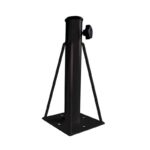 ΒΑΣΗ ομπρέλας εδάφους Μεταλλική Μαύρη 16,5x16,5 H.36cm