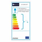 ΑΠΛΙΚΑ ΤΟΙΧΟΥ ΜΕΤΑΛΛΙΚΗ ΜΑΥΡΟ-ΧΡΥΣΟ HM7300 20Χ26Χ25 εκ. - Image 5